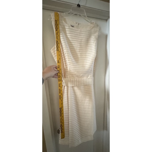 NWT Anne Klein Sleeveless A-Line Dress Size 16 Belted Minimalist‎ Career Wear - Picture 6 of 9